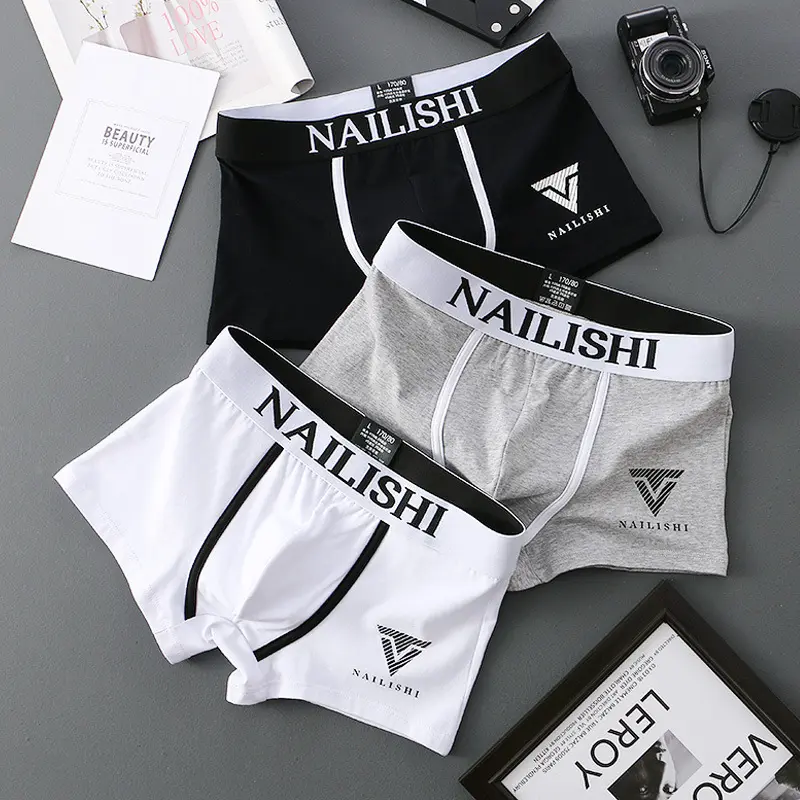 Men's boxers Men's sports shorts high quality cotton men's underwear breathable and comfortable men's boxers boxers size M-3XL