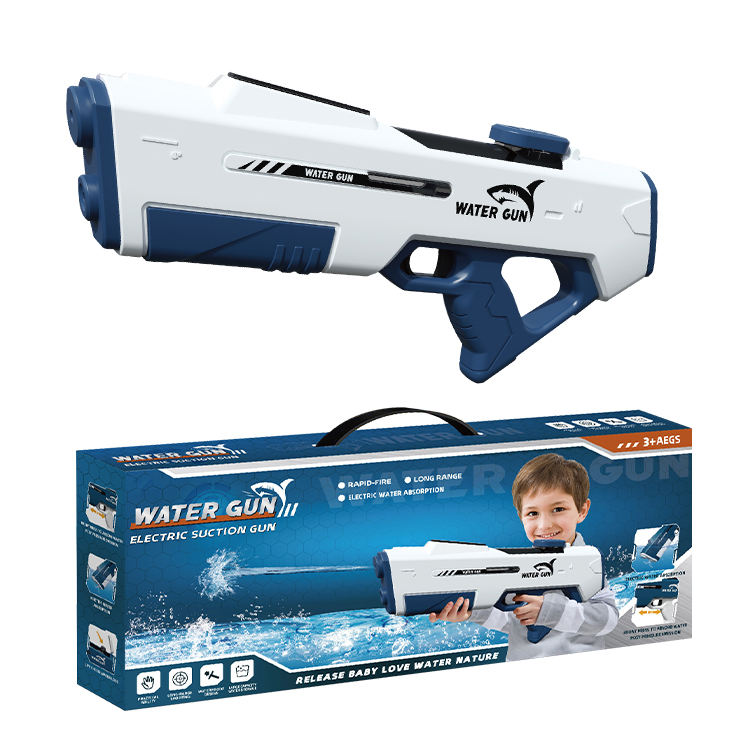 Kids Water Gun Summer Swimming Pool Beach Backyard Outdoor Play Powerful Water Gun Electric Water Spray Gun