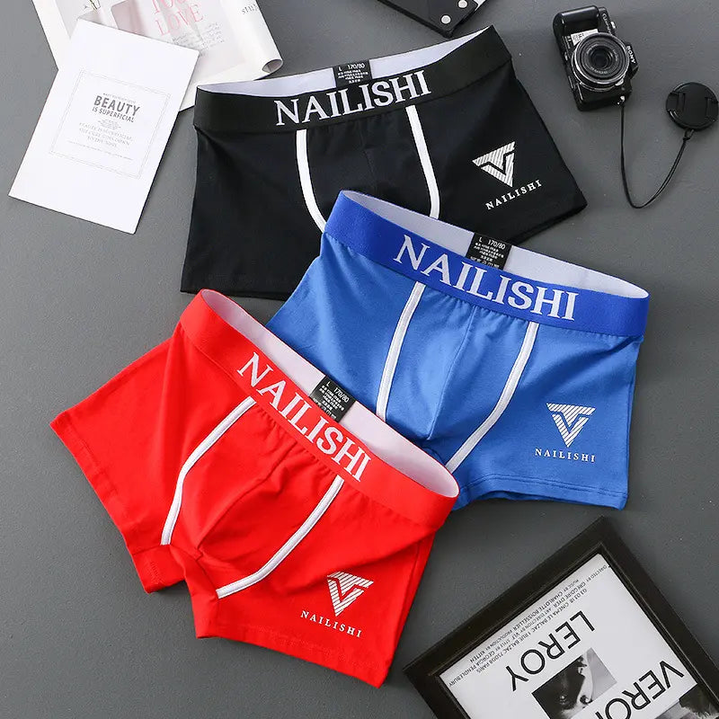 Men's boxers Men's sports shorts high quality cotton men's underwear breathable and comfortable men's boxers boxers size M-3XL