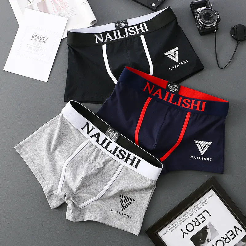 Men's boxers Men's sports shorts high quality cotton men's underwear breathable and comfortable men's boxers boxers size M-3XL