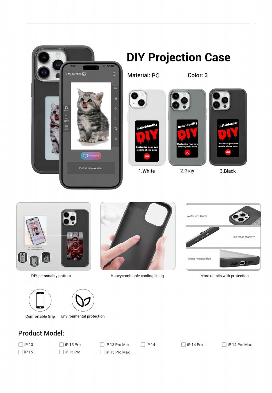E-ink Screen Phone Case (NFC Connectivity)