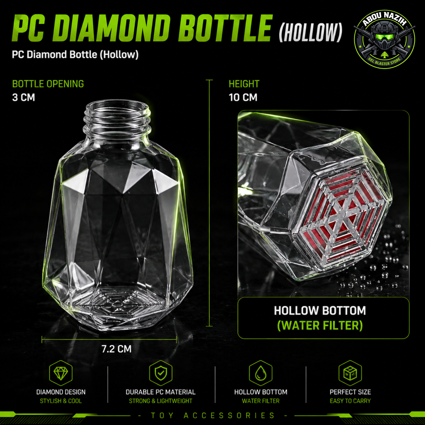 PC Diamond Bottle Target