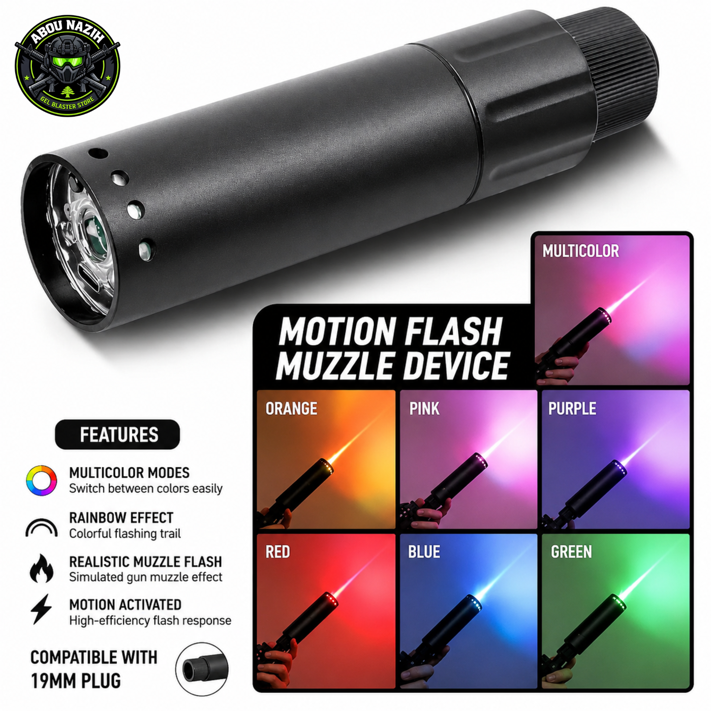 RGB Motion Flash Tracer