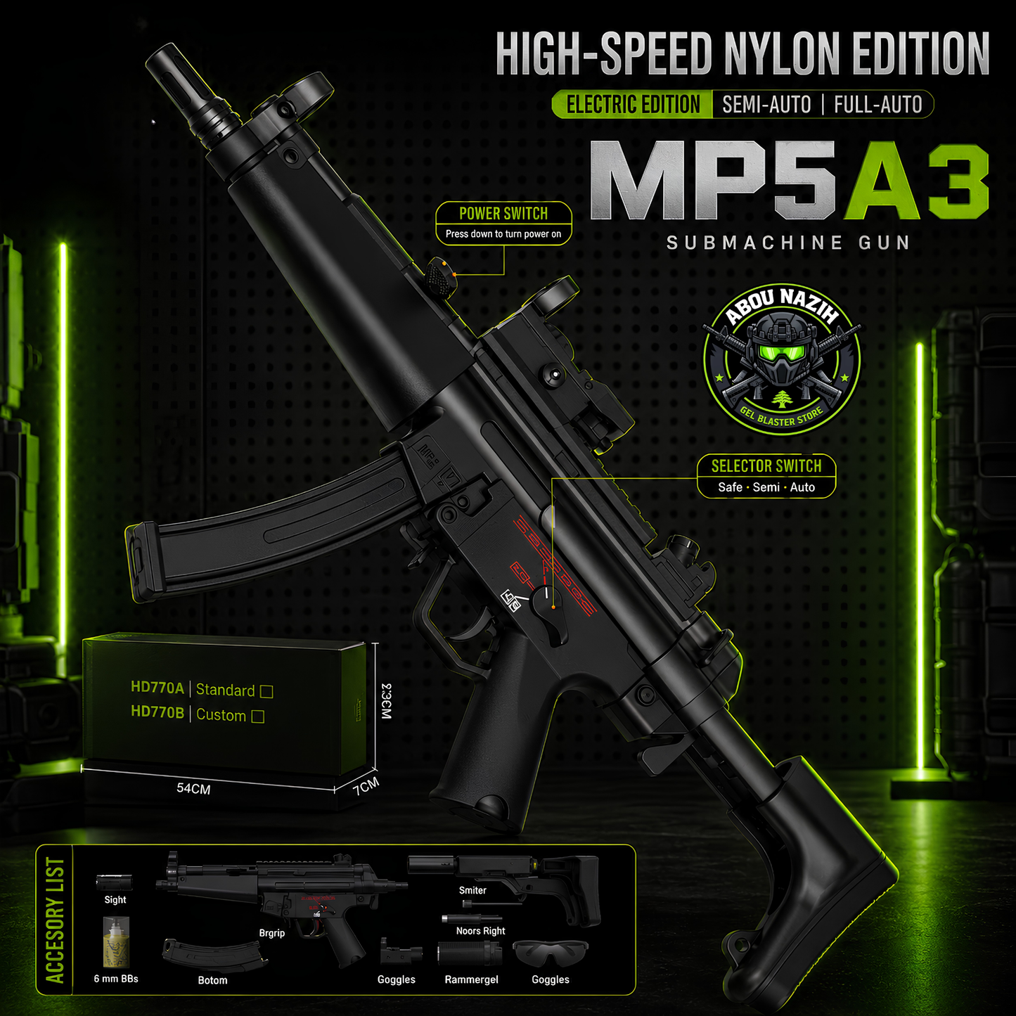MP5A3 Tactical Electric