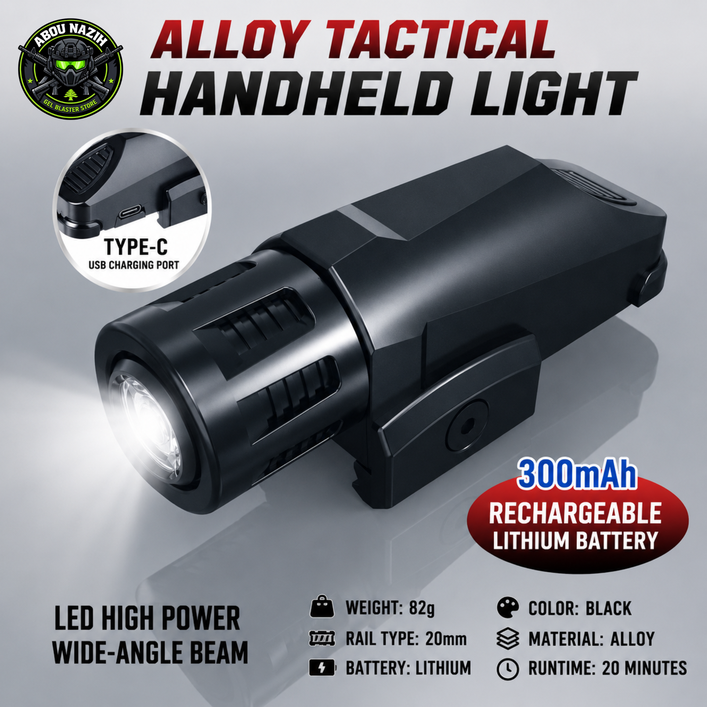 Rail Flashlight USB-C