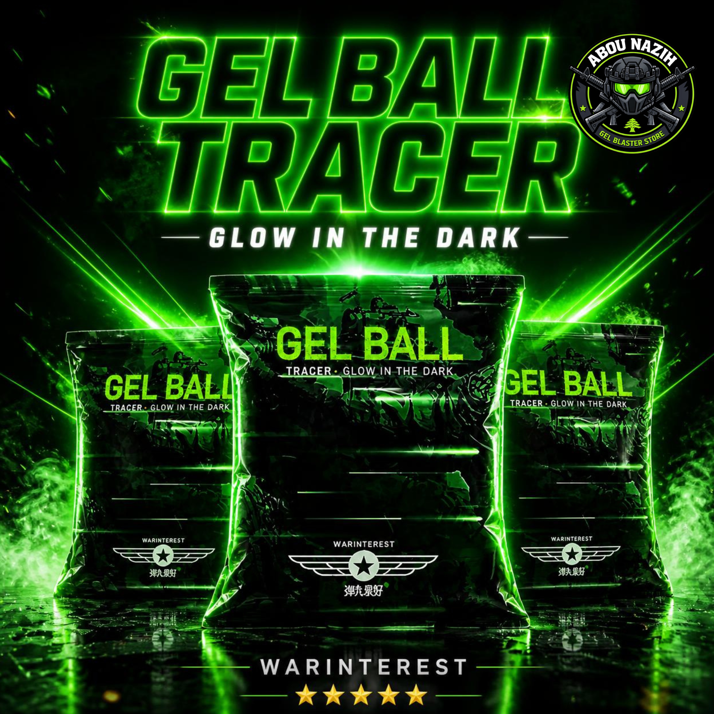 Glow in the Dark Gel Balls