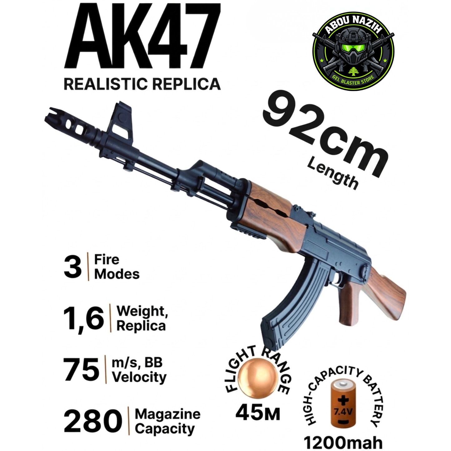 AK47 Pro - Nylon & Metal