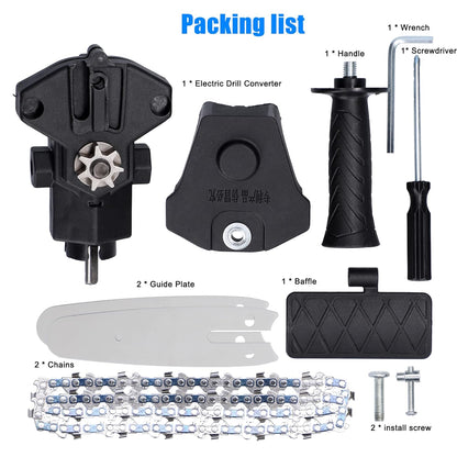 Drill Chainsaw Adapter Kit