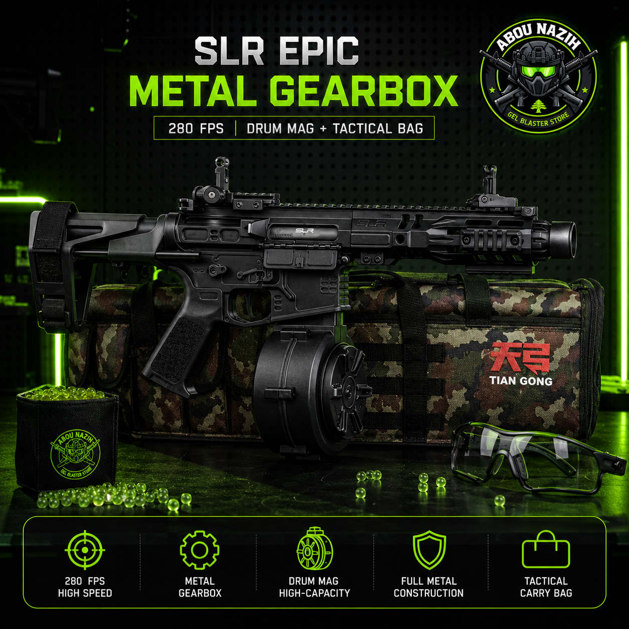 SLR 280 FPS-METAL GEAR