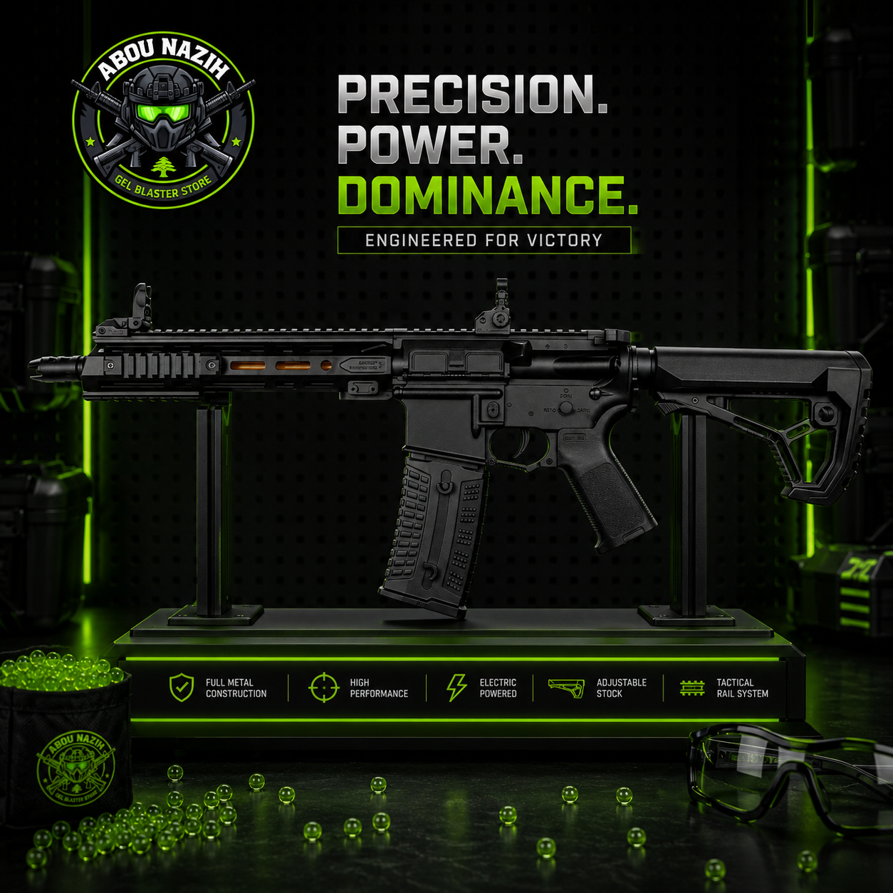 F4 AR-15 Electric - Black