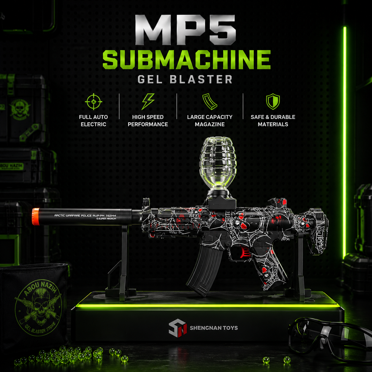 Mini MP5 Gel Blaster