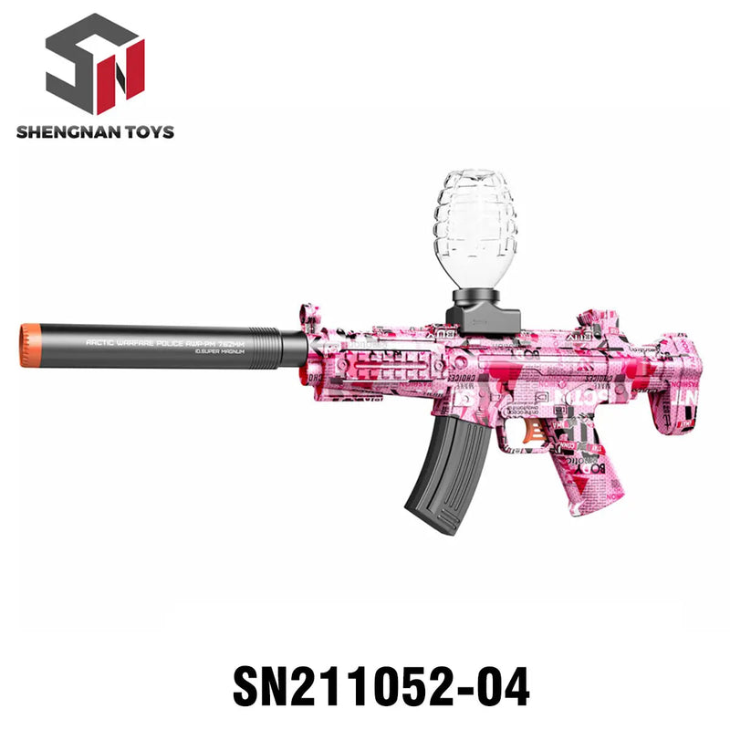 New MP5 Gel Ball Blaster Toy for Indoor/Outdoor Play - High Speed, Rechargeable and Reusable, Gift for Kids, Christmas AbouNazih Store