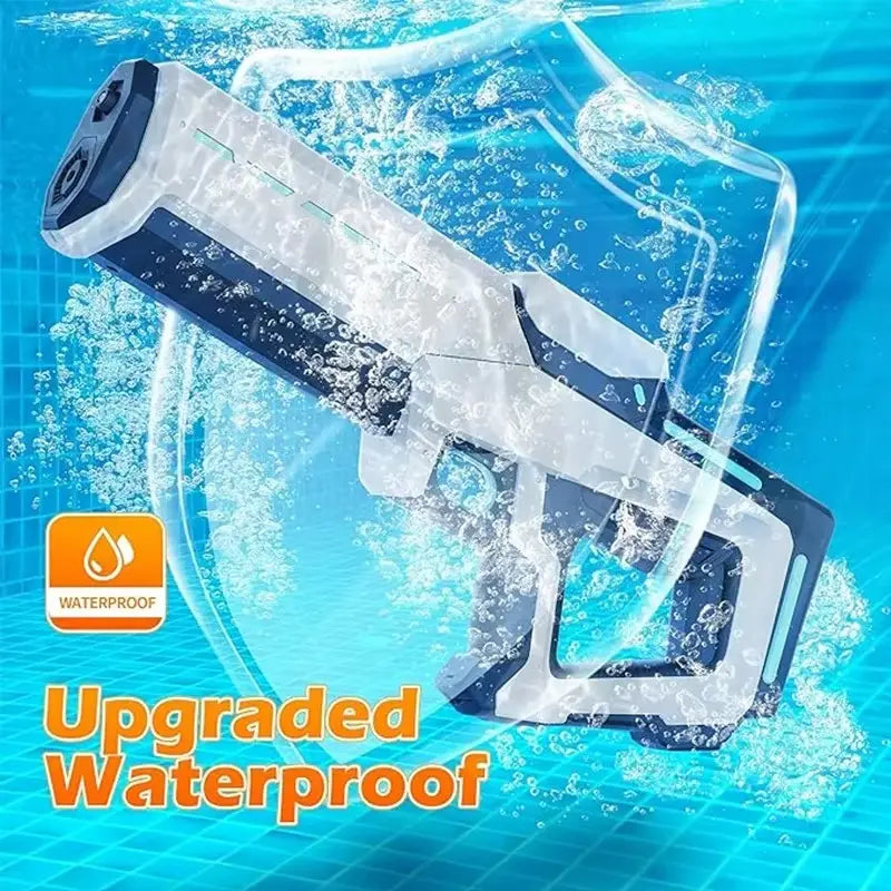 Moonmen Electric Water Guns for Adults Kids, Automatic Suction Water Gun with Waterproof Design & 25-32Ft Shooting Range, Summer Swimming Pool Beach Outdoor Party Toys (White) AbouNazih Store