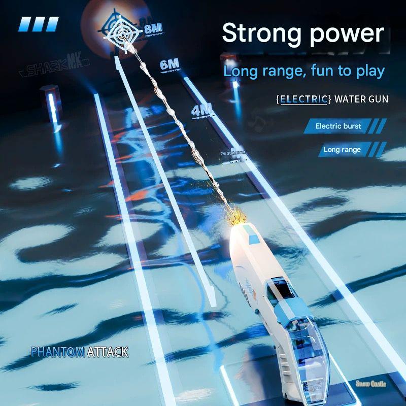 Pulse electric burst water gun water splashing festival equipment toys children boy automatic water absorption high AbouNazih Store