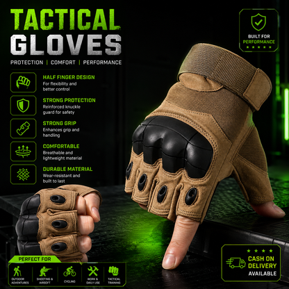Tactical Half Finger Gloves