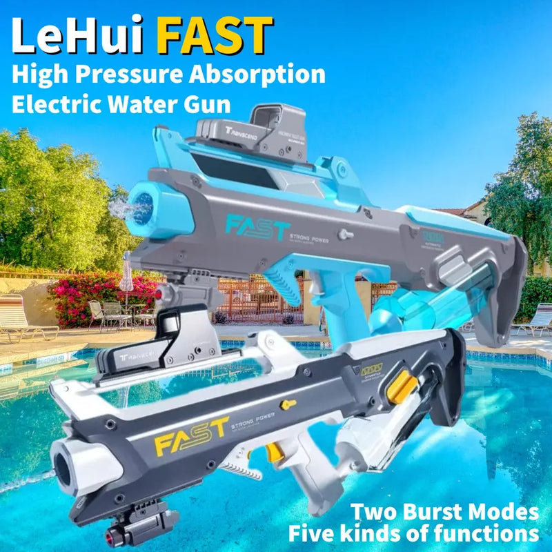 Lehui Fast High Pressure Absorption Electric Water Gun AbouNazih Store