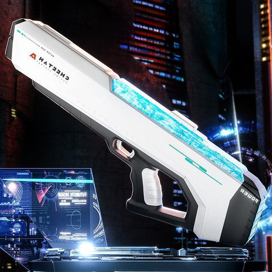 Automatic Suction Electric Water Gun with Large Capacity 32 feet Super Long-Distance Shooting Waterproof