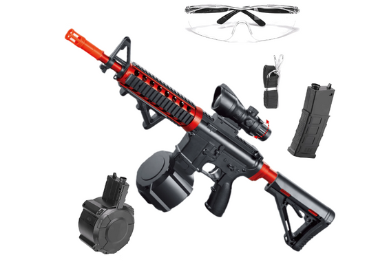 M4A1, Gel Ball Gun - Manual and Automatic Dual Firing Mode, High Performance Gel Ball Gun by Hauberg, Christmas and New Year Gift