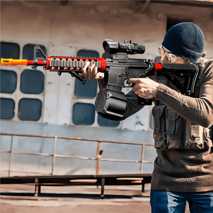 M4A1, Gel Ball Gun - Manual and Automatic Dual Firing Mode, High Performance Gel Ball Gun by Hauberg, Christmas and New Year Gift AbouNazih Store