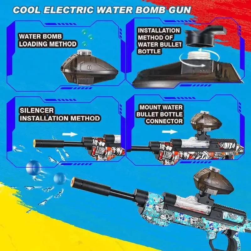 ST630B Electric Hopper-Fed Gel Orbeez Water Beads Gun AbouNazih Store