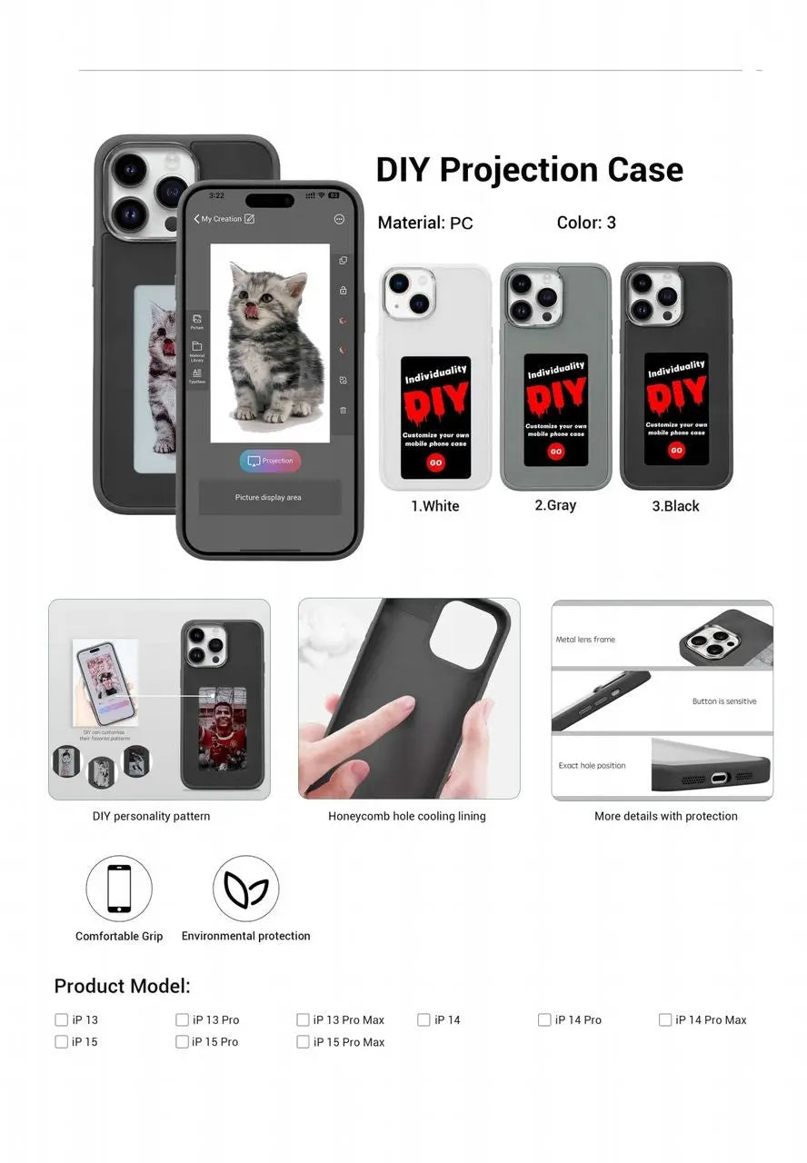 E-ink Screen Phone Case (NFC Connectivity)