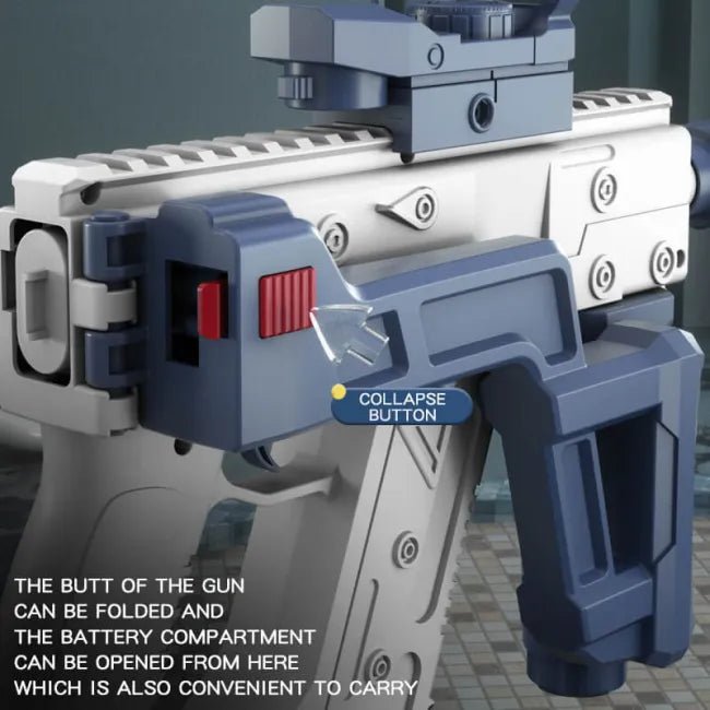 GEL TOY NATION Electric Long Vector Mag Fed Water Squirting Toy Gun AbouNazih Store