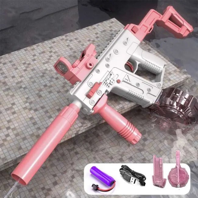 GEL TOY NATION Electric Long Vector Mag Fed Water Squirting Toy Gun AbouNazih Store
