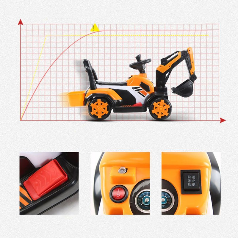 High Quality Children's Electric Excavator/Kids Electric Car AbouNazih Store