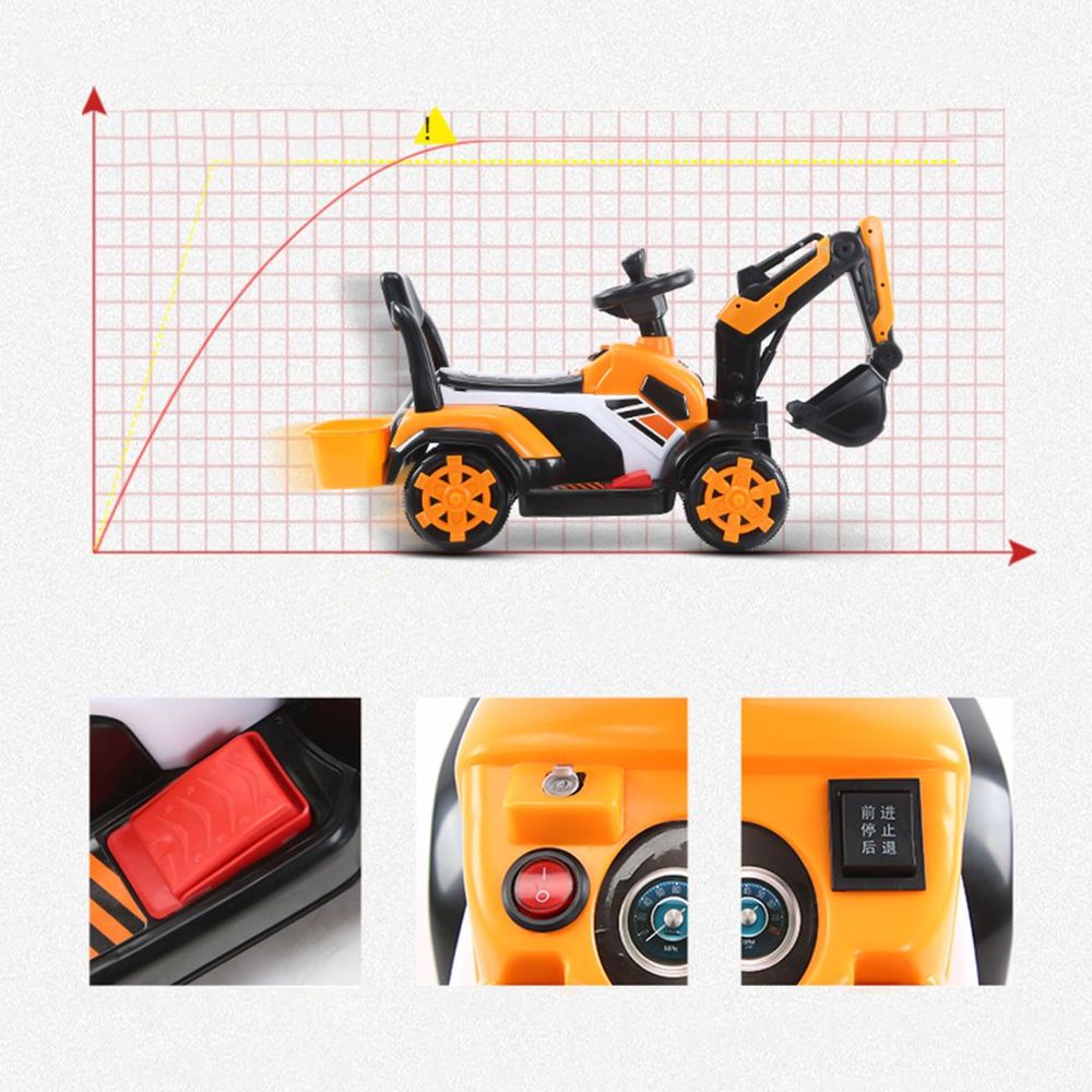 High Quality Children's Electric Excavator/Kids Electric Car AbouNazih Store