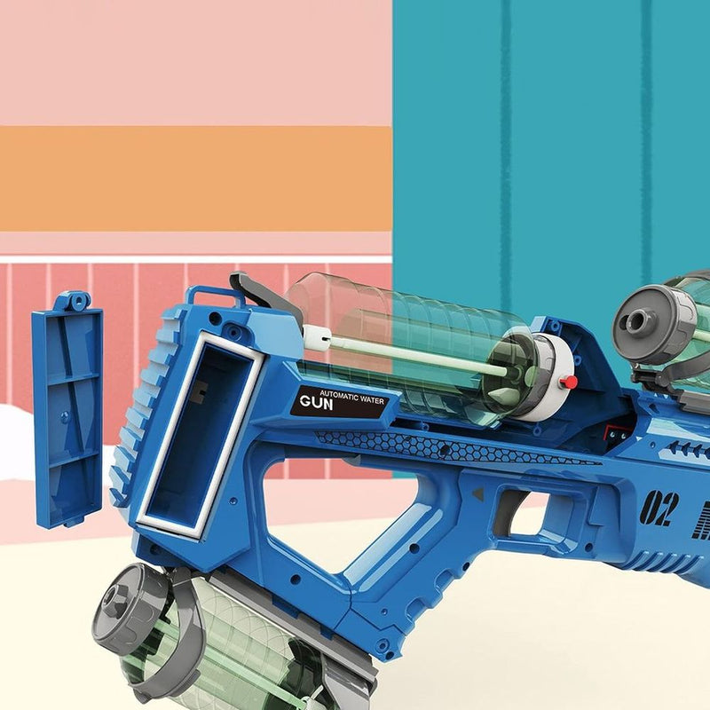 M2 Electric Burst Water Gun, Light and Sound Effect Function, Super Flight Distance, 8-10 m, Suitable for Children and Adults, Water Gun Fights, Water Gun Fights, Children, Adults, Water Play, Beach AbouNazih Store