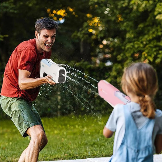 Automatic Suction Electric Water Gun with Large Capacity 32 feet Super Long-Distance Shooting Waterproof